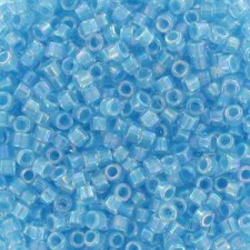 Miyuki delica Beads 11/0 - Transparent Inside Dyed Sky Blue DB-57